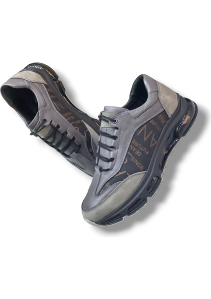 GR0288 Ithal Balon Taban Içi Dışı Deri Yazı Figürlü Sneaker Erkek Yürüyüş Ayakkabısı indirimleri