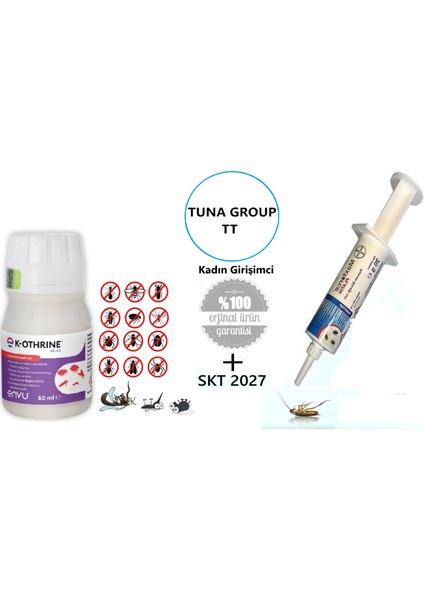 Envu K-Othrine Sc 50 ml - Maxforce Platin 20 Gram Ikilisi Skt 2027