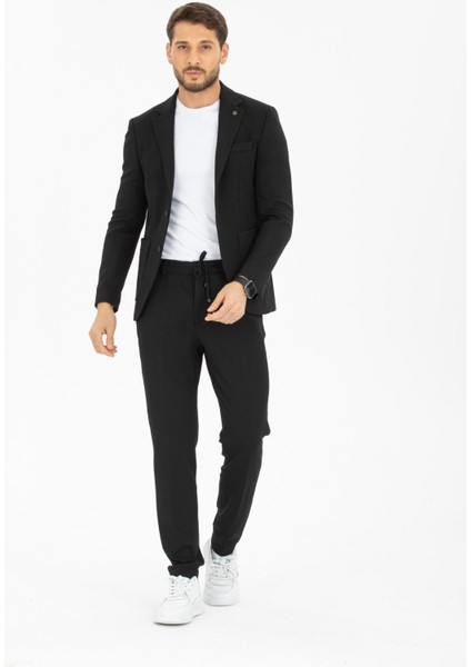Spor Ipli Erkek Takım Elbise Slim Fit Yazlık Full Likralı