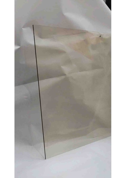 14 x 27 Yüksek Isıya Dayanıklı Şömine Kuzine Soba Camı 4 mm - Seramik Cam