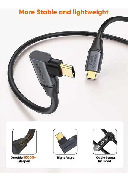 Sony Playstation Vr Vr Gözlük Uyumlu Type-C To Type-C Kablo 5m USB 3.2