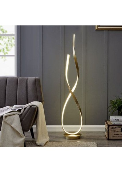 Marsel Modern Tasarım Eskitme Renk Gün Işığı Ledli Salon - Yatak Odası LED Lambader