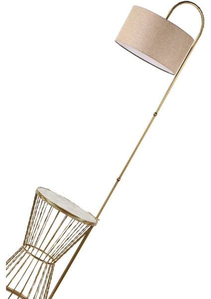 Aytuğ Sehpa Lambader Eskitme Mermer Ahşap Hasır Şapka fırsatları