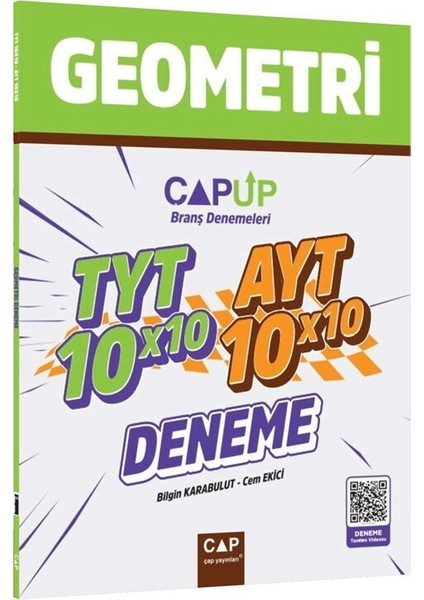 Tyt Ayt Geometri 10 x 10 Up Deneme Çap Yayınları