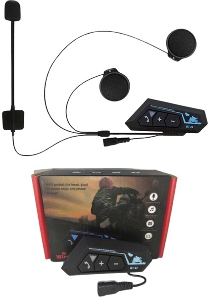 Yeni Nesil Dinleme ve Konuşma Özellikli Intercom Kask Kulaklığı 5.0 Bluetooth