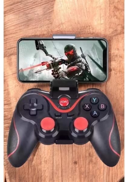 Teknorod Android Uyumlu Gamepad X3 Game Stick Oyun Kolu Bluetooth Bağlantılı