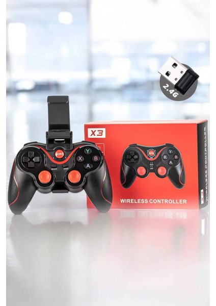 Teknorod Android Uyumlu Gamepad X3 Game Stick Oyun Kolu Bluetooth Bağlantılı