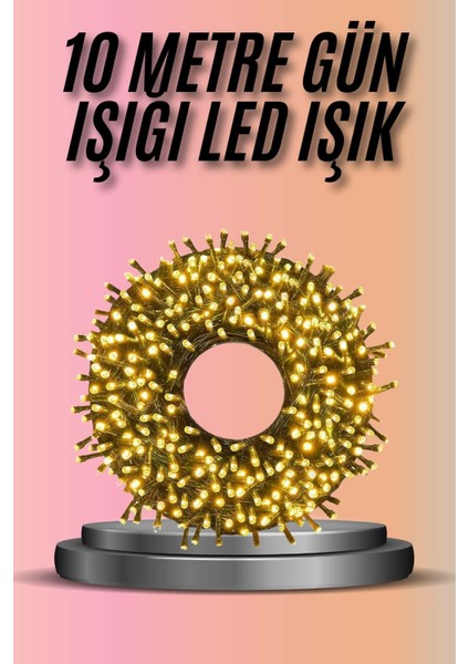 Dekoratif Aydınlatma Ampüllü 10 Metre Gün Işığı Şerit LED