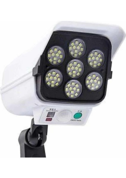 Teknorod Kamera Görünümlü LED Lamba Dönebilen Bahçe Aydınlatması Duvar Lambası