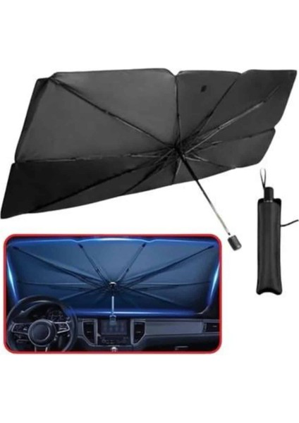 Teknorod Güneş Önleyici Katlanabilir Oto Araba Güneşlik Şemsiye Tip Ön Cam