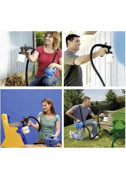 Boya Tabancası Paint Zoom Yeni Nesil Çok Fonksiyonlu Püskürtücü Elektrikli Sprey Tabanca Seti fırsatları