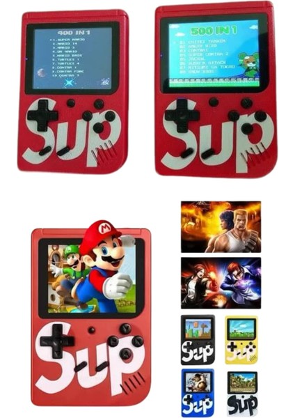 Sup Atari Retro 400 Nostalji Oyunlu Mini Atari Taşınabilir Oyun Konsolu