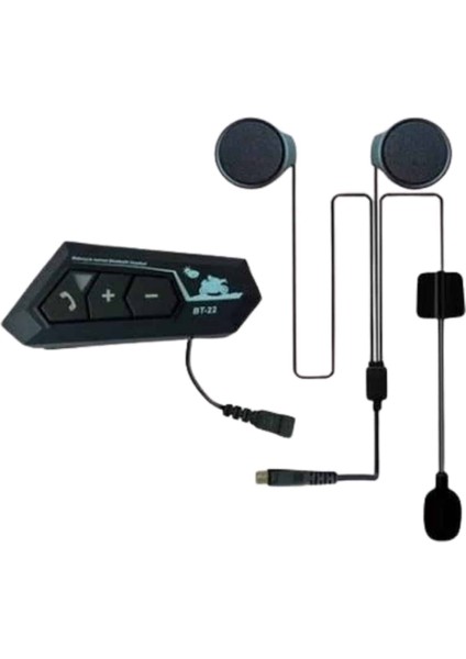 Intercom Bluetooth Kask Kulaklık Motosiklet Kulaklık 5.0 Bluetooth