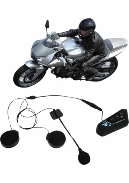 Bluetooth Kask Kulaklığı Intercom 5.0 Bluetooth Android ve Ios Uyumlu