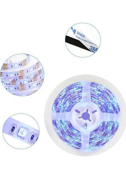 Rgb Şerit LED 10 Metre LED Işık Kumanda ile Kontrol Rgb