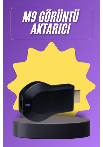 Kablosuz HDMI Wifi Görüntü Aktarıcı Tüm Cihazlara Uyumlu