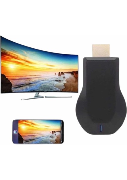 Kablosuz HDMI Wifi Görüntü Aktarıcı Tüm Cihazlara Uyumlu