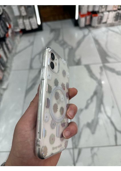 Apple iPhone 11 Kılıfrenkli Papatya Fiyonklu Kurdele Kurdelelu Magsafe Kılıf Silikon Tasarımlı indirimleri
