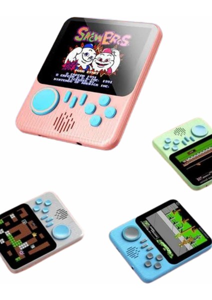 3.5 Inç Mini Atari Taşınabilir Oyun Konsolu 666 Adet Retro Oyun