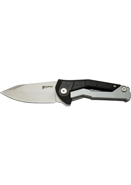 Dpxgear Sugga 915b Bk Siyah Ampamp Beyaz Kamp / Outdoor Çakı 17,5cm - Yarı Otomatik, Kemerlikli, Kutulu