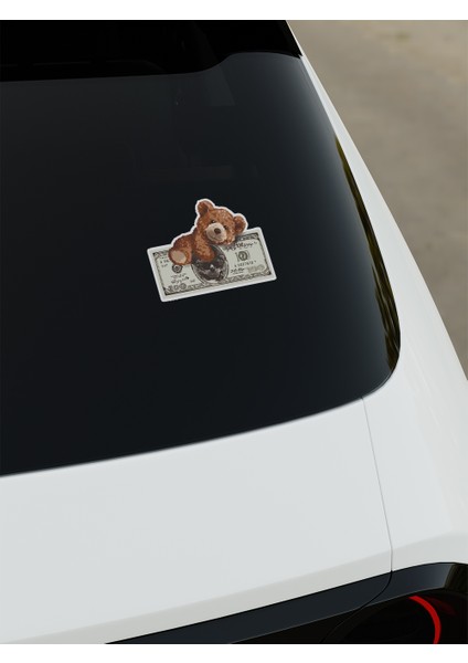 Dolar Ayı Dijital Baskı Sticker