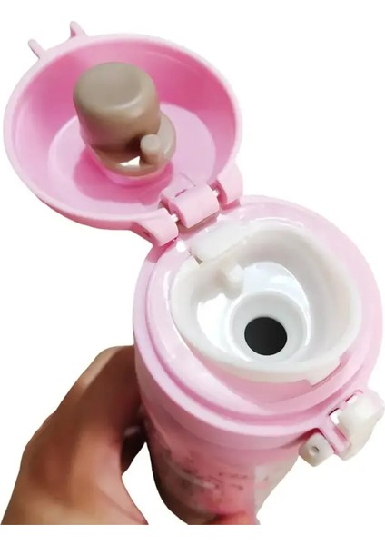Çocuk Termos Matara Paslanmaz Çelik Hello Kitty Figürlü HK552