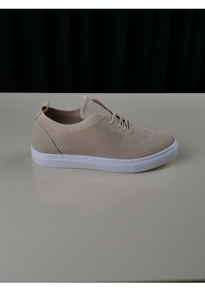 Erkek Triko Bej Ayakkabı modelleri