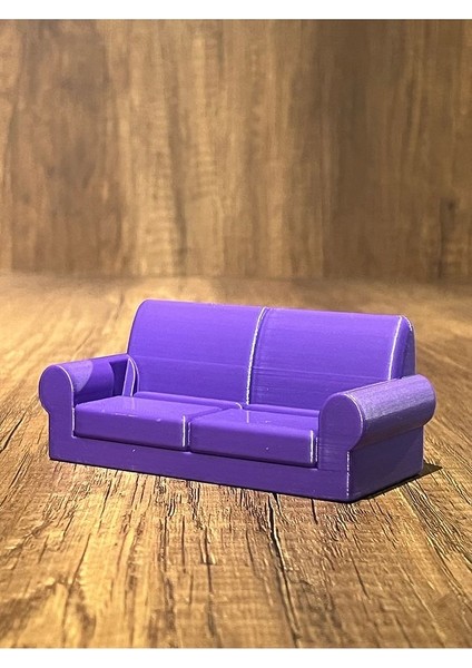 Oval Koltuk Kartvizitlik (Mor)
