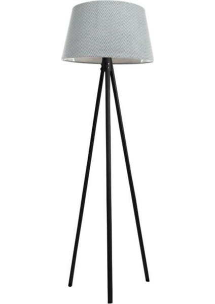Oval 3 Ayak Tripod Lambader Abajur Köşe Lambası Ahşap Siyah Ağaç Country Dekor Lamba Aplik Masif D