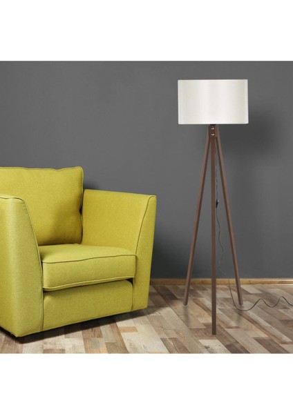 Tripod Lambader Ceviz Ayak / Krem Şapka fırsatları