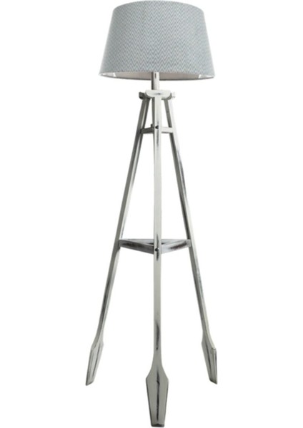 Remi 3 Ayaklı Tripod Lambader Beyaz Ahşap Köşe Lambası Abajur Avize Aydınlatma Ahşap Siyah Ağaç Cou