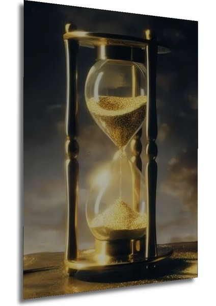 Dekoratif Dikey Modern Sanat Kum Saati Duvar Tablo Ahşap Dikdörtgen Tablo modelleri