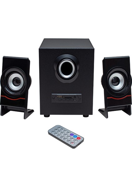 Magıcvoıce MV-4966 Usb+Tf Card+Fm+Bt Uklı 2+1 Ses Sistemi (5067)