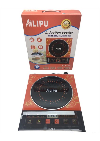 Alp-12 Dijital Tekli Elektrikli Ocak 2200W (5067)
