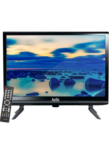 Hello HL-1900 19 Full Hd LED Monitör (12 Volt Adaptörlü)(Audıo In-Rca-Vga-Hdmı-Usb) 45 cm x 32 cm (5067)