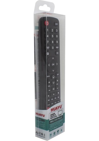Huayu RM-L1335 Plus2 Hısense Netflıx-Prıme-Youtube-Rakuten-Google Play-Vudu Tuşlu LCD LED Tv Kumandası (5067)