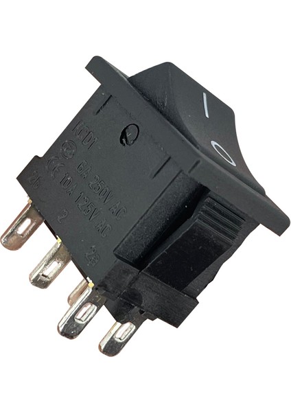 Mini Işıksız 6p On/off Yükseltici Anahtar (IC-121-6) (5067)