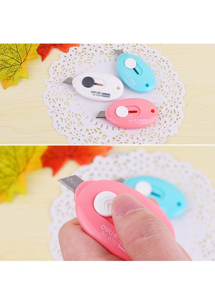 Çelik Bıçaklı Mini Tekli Falçata Maket Bıçağı (5067)