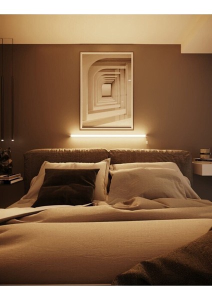 Uzaktan LED Abajur Aplik Gece Lambası Rgb 256 Renk Lambader Yuksek Işık Sistemi / 120 cm