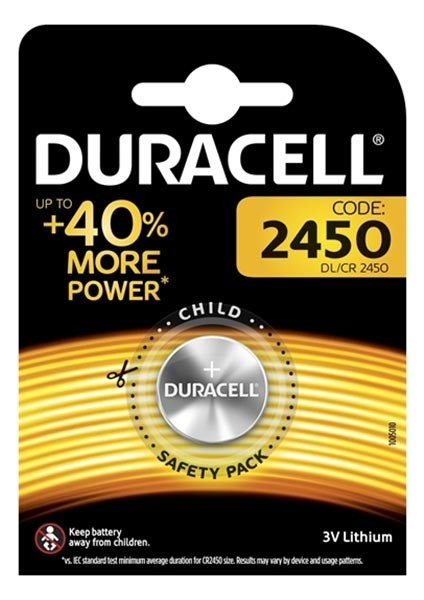 Duracell CR2450 Lit. Pil Tek (5067)