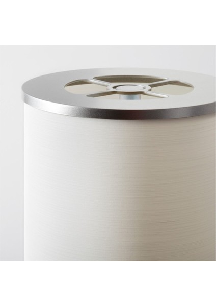 Beyaz Vidja Yer Lambası 138 cm