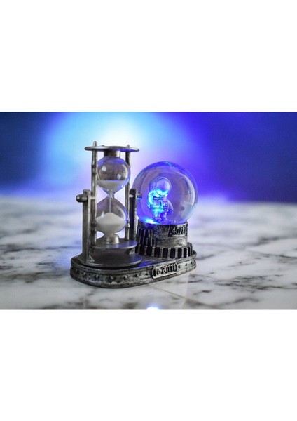 Futuristik Tasarımlı Kum Saati ve Astronot Kar Küresi Dekoratif Obje fırsatları