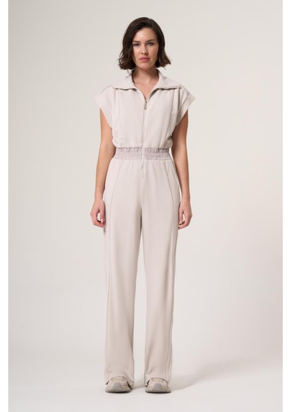 Cast Taş Rengi Modal Içerikli, Ara Biye Detaylı Ultra Rahat Tulum indirimleri