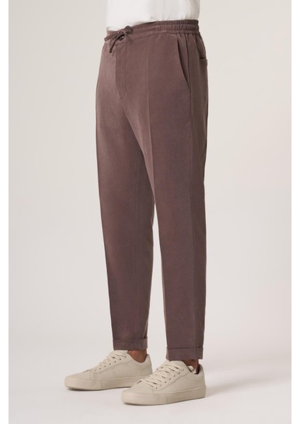 Grıgıo Kahve Cupra Tensel Dokuma Jogger Pantolon modelleri