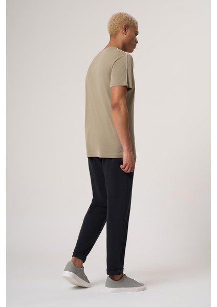 Great Haki Modal Içerikli, Ara Biye Detaylı Bisiklet Yaka Relaxed Fıt Petek Pike Tişört fiyatları