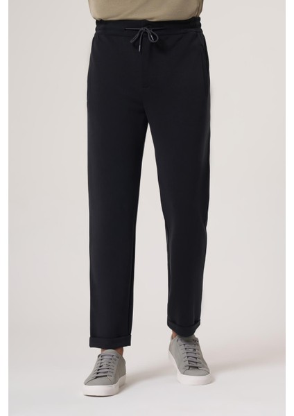 Step Siyah Modal Içerikli Relaxed Fıt Jogger Pantolon