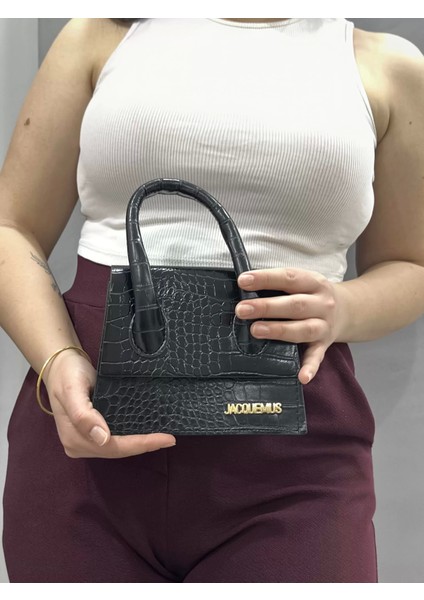 Luxe Siyah Cilt Çanta