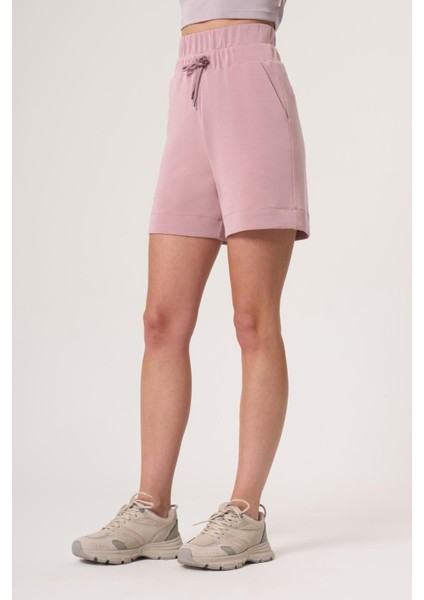 Shıw Pudra Modal Içerikli, Kemer Detaylı Ultra Rahat Şort modelleri