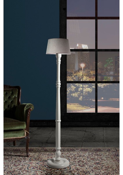 Torinio Torna Bacak Lambader Abajur Avize Aydınlatma Ahşap Beyaz Ağaç Country Dekor Lamba fiyatları