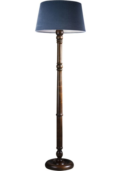 Torinio Torna Bacak Tripod Lambader Abajur Avize Aydınlatma Ahşap Ceviz Ağaç Country Dekor